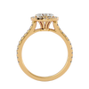 Elizabeth Solitaire Halo Ring