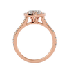 Elizabeth Solitaire Halo Ring