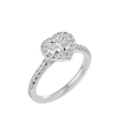 Elizabeth Solitaire Halo Ring