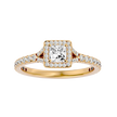 Mason Solitaire Halo Ring
