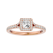 Mason Solitaire Halo Ring