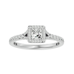 Mason Solitaire Halo Ring