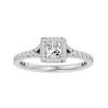 Mason Solitaire Halo Ring