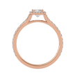 Mason Solitaire Halo Ring