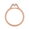 Mason Solitaire Halo Ring