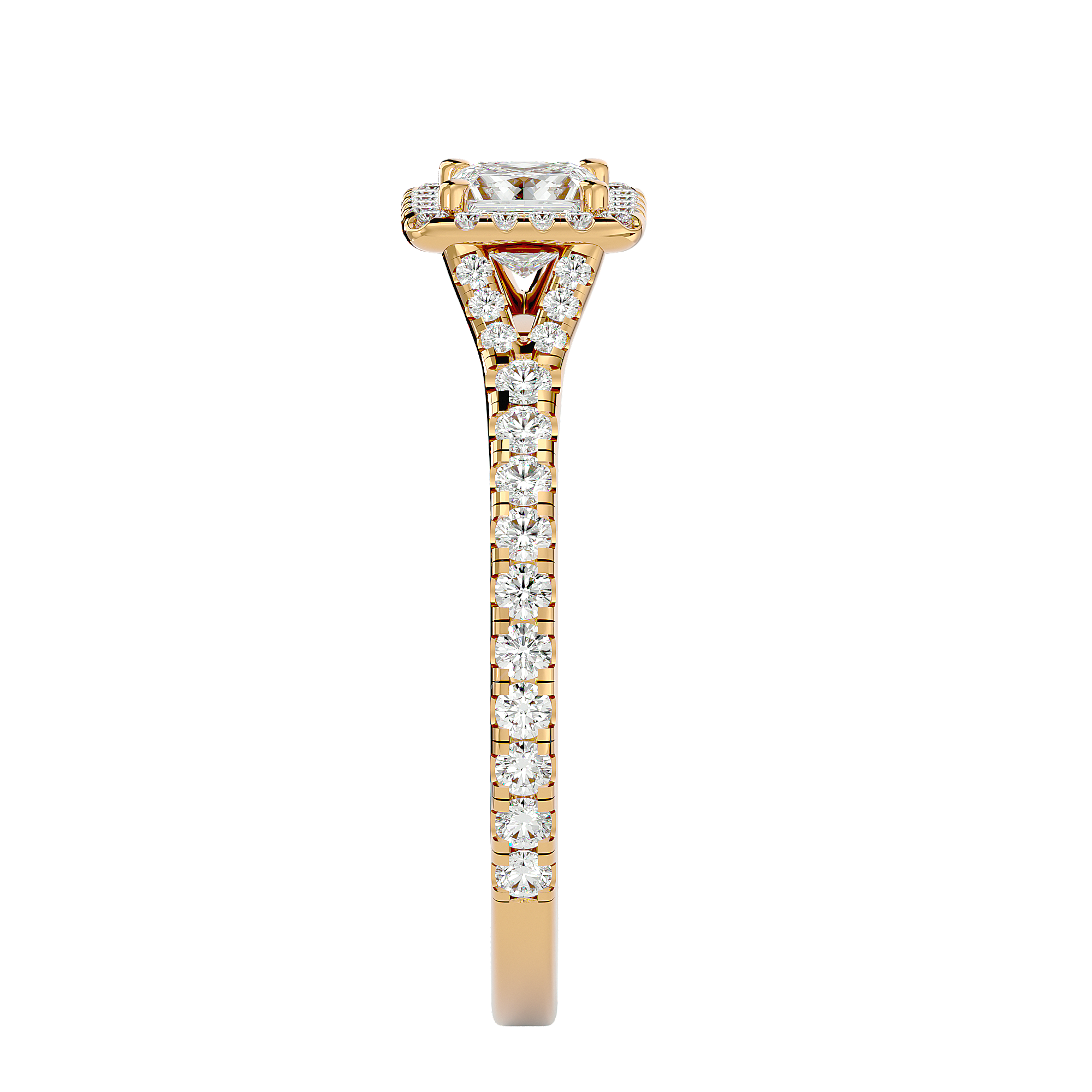Mason Solitaire Halo Ring
