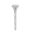 Mason Solitaire Halo Ring