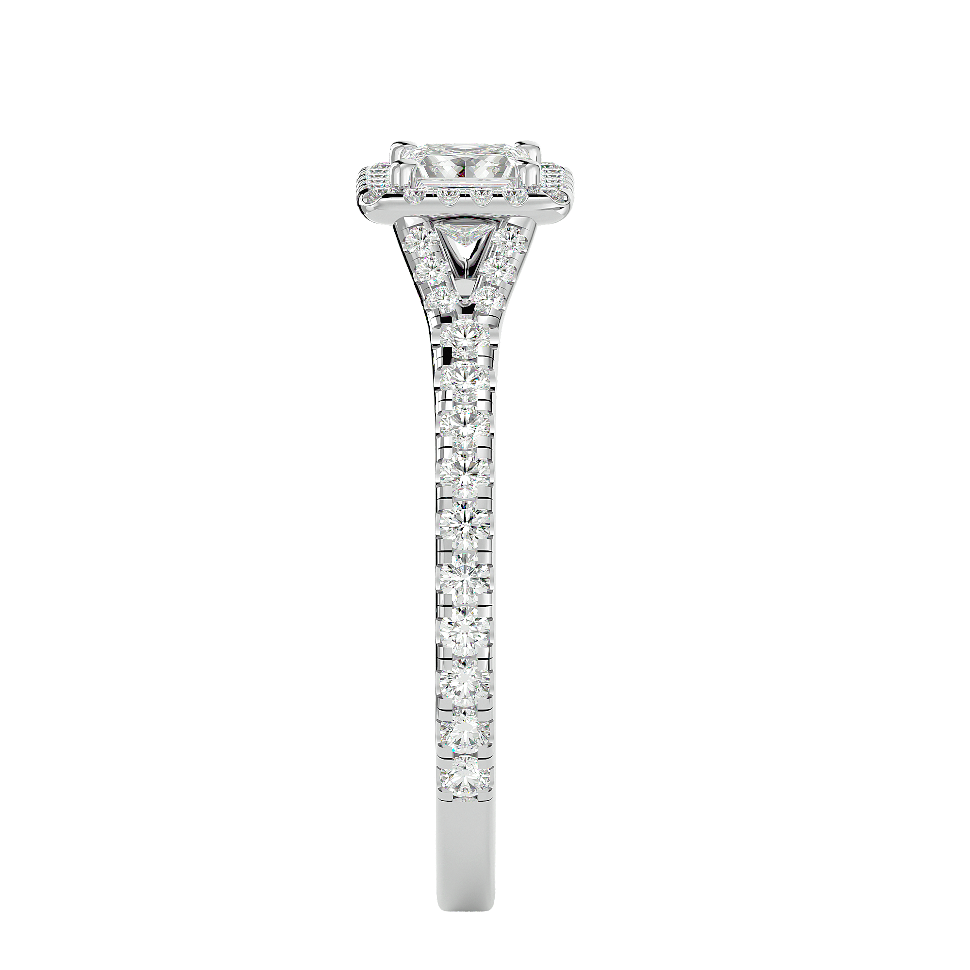 Mason Solitaire Halo Ring