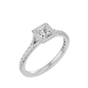 Mason Solitaire Halo Ring