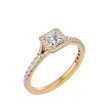 Mason Solitaire Halo Ring