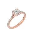 Mason Solitaire Halo Ring