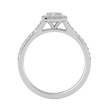 Victoria Solitaire Halo Ring