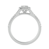 Victoria Solitaire Halo Ring