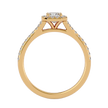 Victoria Solitaire Halo Ring
