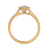 Victoria Solitaire Halo Ring
