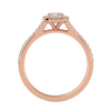 Victoria Solitaire Halo Ring