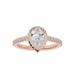Noah Solitaire Halo Ring