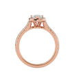 Noah Solitaire Halo Ring