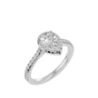 Noah Solitaire Halo Ring