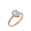 Noah Solitaire Halo Ring