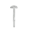Mira Solitaire Halo Ring
