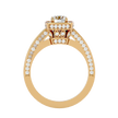 Zoey Solitaire Halo Ring