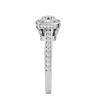 Zoey Solitaire Halo Ring