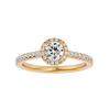 Nora Solitaire Halo Ring