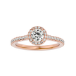 Nora Solitaire Halo Ring