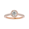 Nora Solitaire Halo Ring