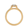 Nora Solitaire Halo Ring