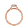 Nora Solitaire Halo Ring