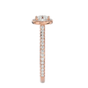 Nora Solitaire Halo Ring