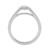 Estella Solitaire Halo Ring