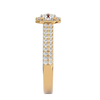 Estella Solitaire Halo Ring