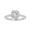 Ella Solitaire Halo Ring