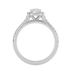 Ella Solitaire Halo Ring