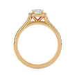 Ella Solitaire Halo Ring