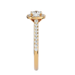 Ella Solitaire Halo Ring