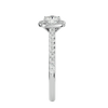 Ella Solitaire Halo Ring