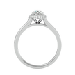 Alyssa Solitaire Halo Ring