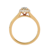 Alyssa Solitaire Halo Ring