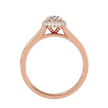 Alyssa Solitaire Halo Ring