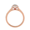Alyssa Solitaire Halo Ring
