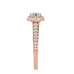 Alyssa Solitaire Halo Ring