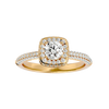 Verve Solitaire Halo Ring