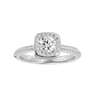 Verve Solitaire Halo Ring