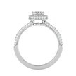 Verve Solitaire Halo Ring