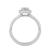 Verve Solitaire Halo Ring