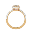 Verve Solitaire Halo Ring